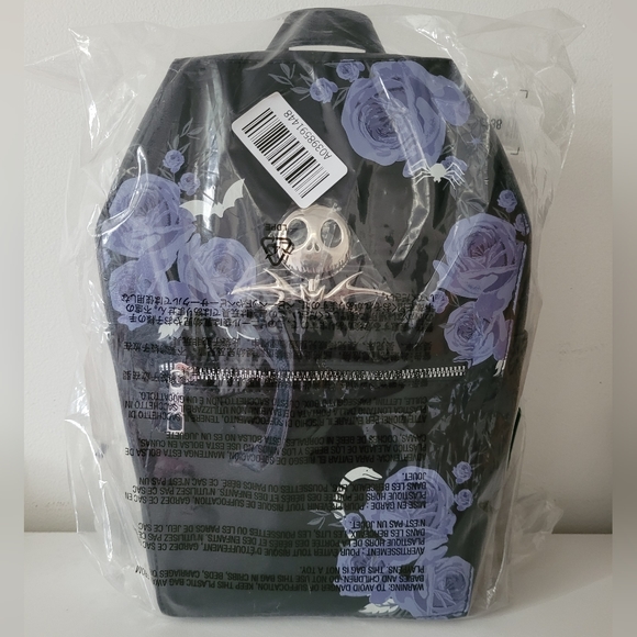 Brand new Jack Skellington coffin mini backpack. Gorgeous! 9x4x11 - Picture 4 of 4
